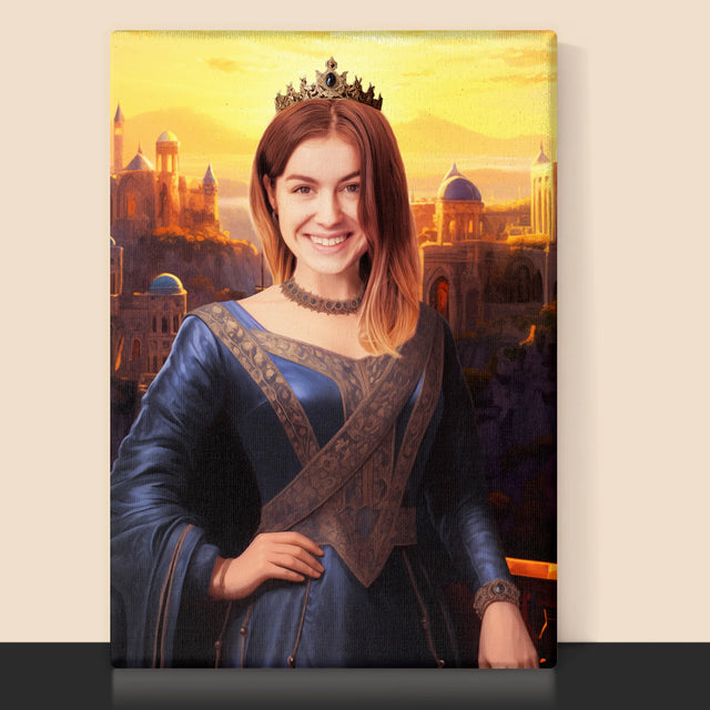 Portret Regal: Ducesa - Imprimare Cu Ramă 30X40 (Verticală)