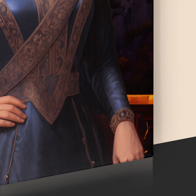 Portret Regal: Ducesa - Imprimare Cu Ramă 30X40 (Verticală)