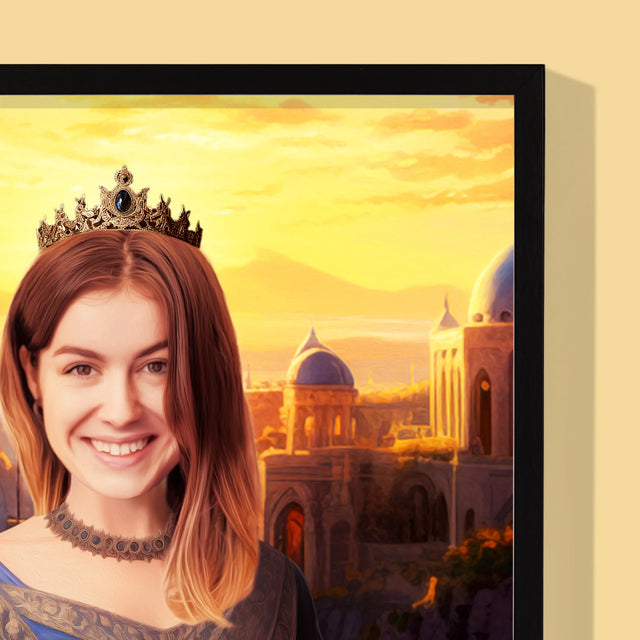 Portret Regal: Ducesa - Imprimare Cu Ramă 30X40 (Verticală)
