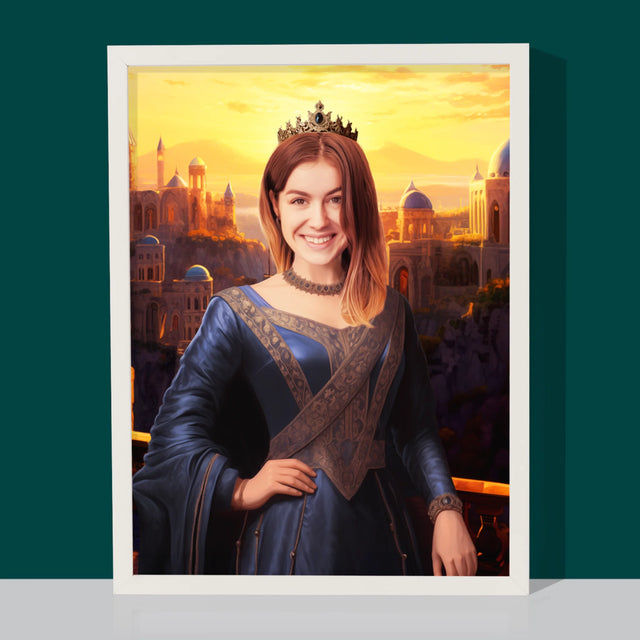 Portret Regal: Ducesa - Imprimare Cu Ramă 30X40 (Verticală)