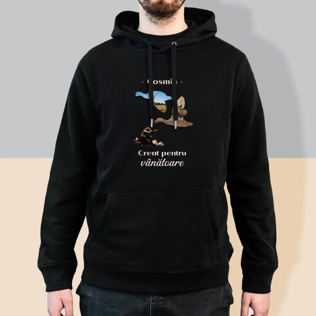 Formă Din Fotografii: Creat Pentru Vânătoare - Hanorac Cu Glugă Pentru Bărbați