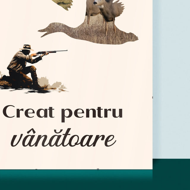 Formă Din Fotografii: Creat Pentru Vânătoare - Poster