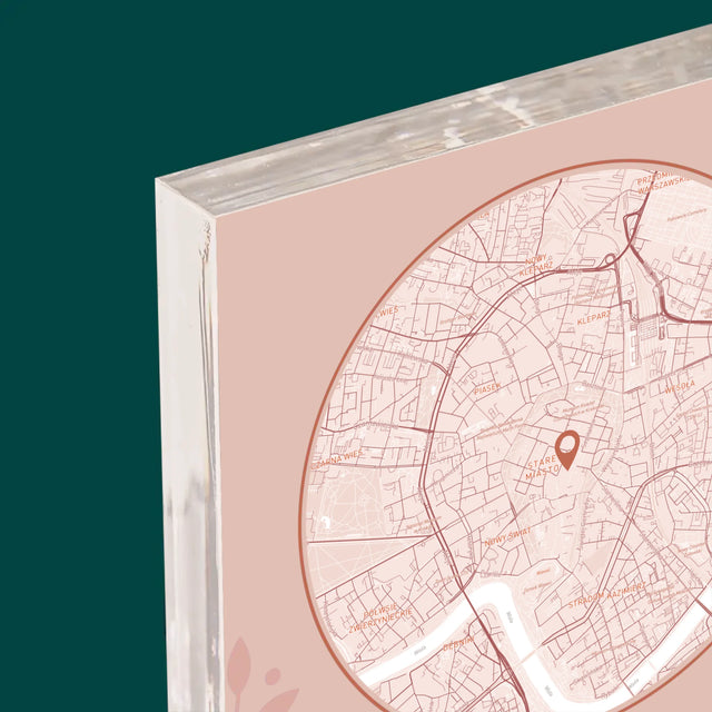 Harta Oraș: Harta Orașului: Mereu Împreună - Bloc Acrilic