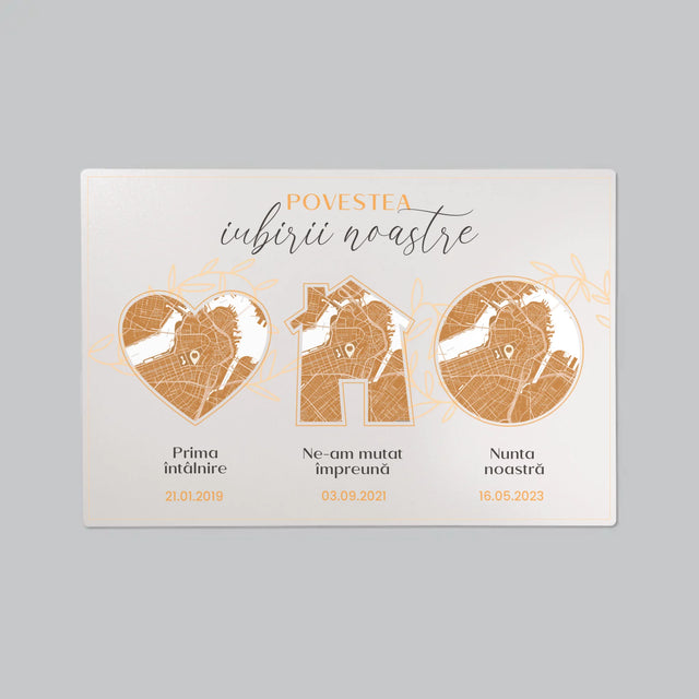 Harta Oraș: Fotografii Și Semnătură - Mapa De Birou