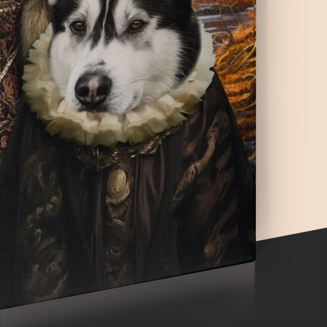 Portret Regal: Nobili La Vânătoare - Imprimare Cu Ramă 30X40 (Verticală)