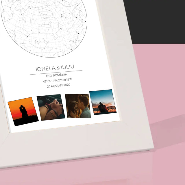 Harta Stelelor: Harta Stelelor: Stelele Noastre Din Întreaga Lume - Ramă Pentru Fotografii (Horizontală)