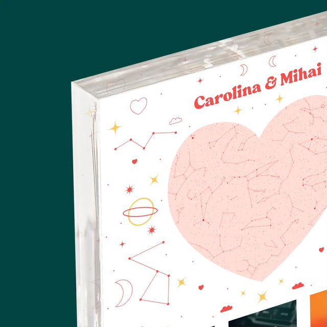 Harta Stelelor: Harta Stelelor: Clipa Noastră - Bloc Acrilic