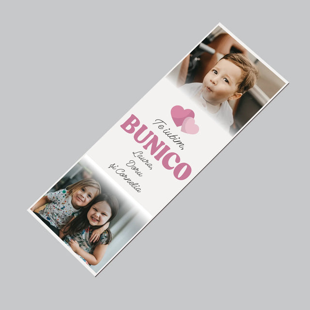 Colaj De Fotografii: Te Iubesc, Bunico - Magnet Pe Fregider