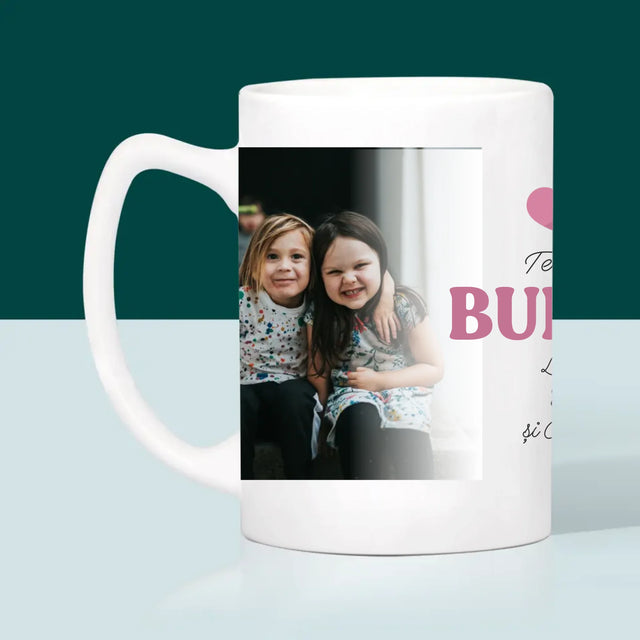 Colaj De Fotografii: Te Iubesc, Bunico - Cană