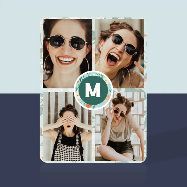 Colaj De Fotografii: Monogramă Florală - Cărți De Jok