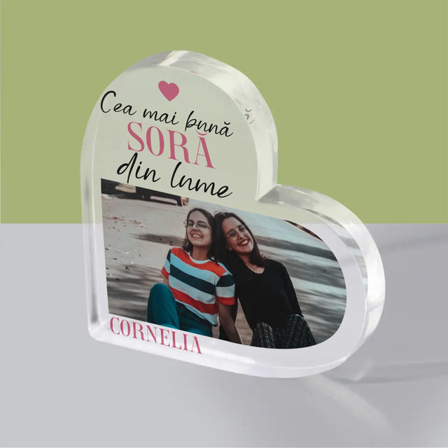 Colaj De Fotografii: Cea Mai Bună Soră Din Lume - Bloc Acrilic