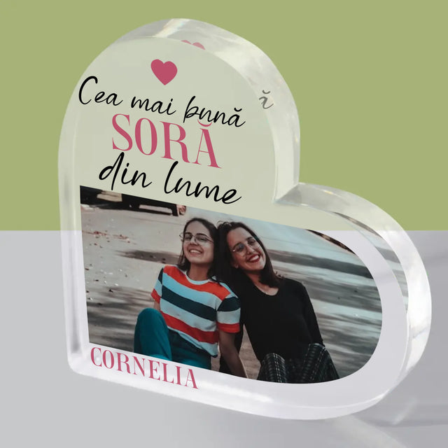 Colaj De Fotografii: Cea Mai Bună Soră Din Lume - Bloc Acrilic