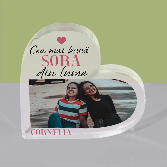 Colaj De Fotografii: Cea Mai Bună Soră Din Lume - Bloc Acrilic