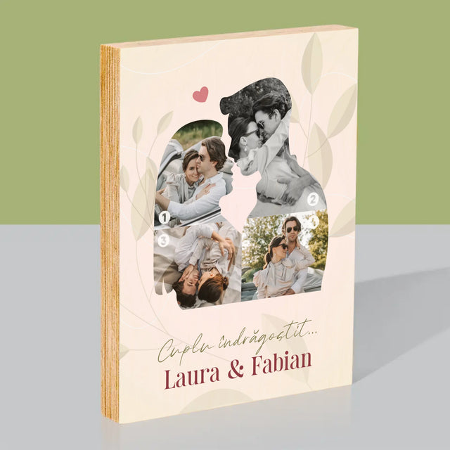 Imprimare pe lemn - verticală