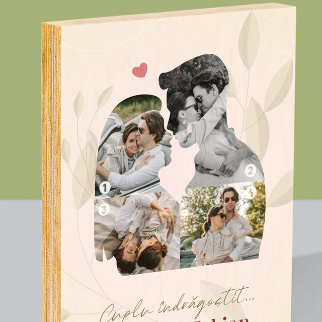 Imprimare pe lemn - verticală