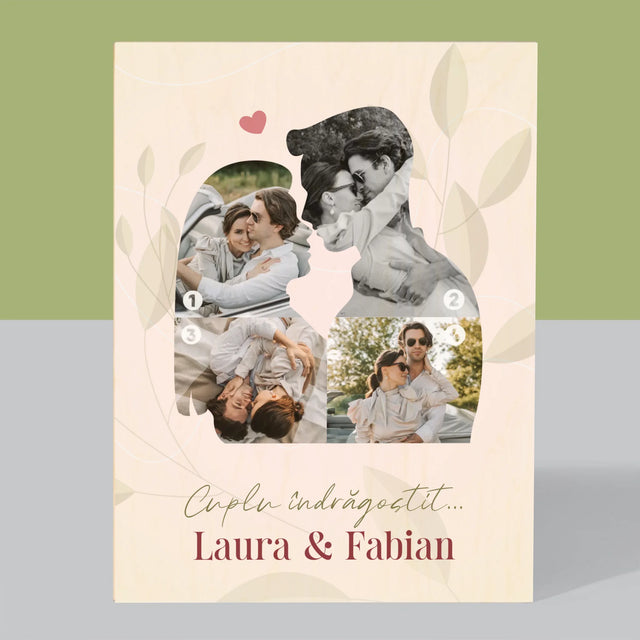 Imprimare pe lemn - verticală