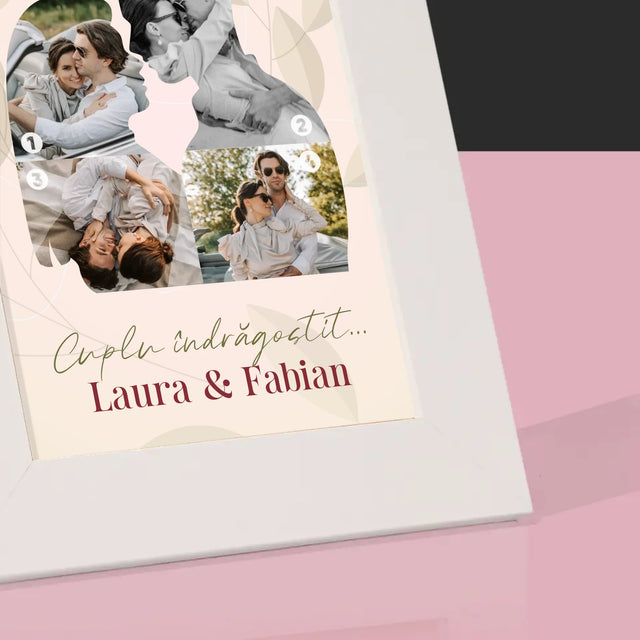Formă Din Fotografii: Cuplu Îndrăgostit - Ramă Pentru Fotografii (Horizontală)