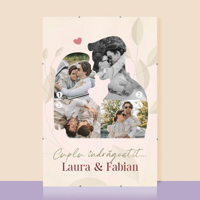Formă Din Fotografii: Cuplu Îndrăgostit - Poster
