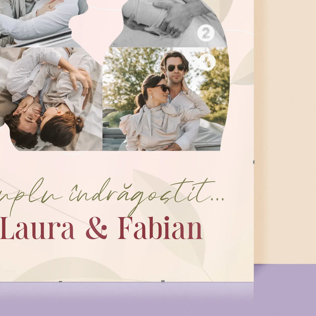 Formă Din Fotografii: Cuplu Îndrăgostit - Poster