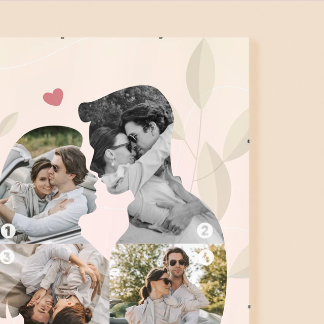 Formă Din Fotografii: Cuplu Îndrăgostit - Poster