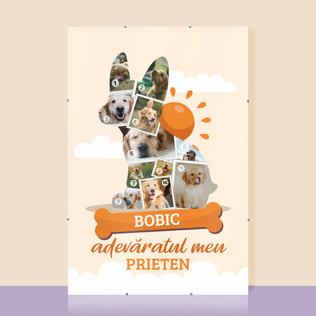 Formă Din Fotografii: Câine - Poster