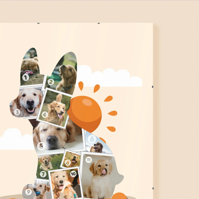 Formă Din Fotografii: Câine - Poster