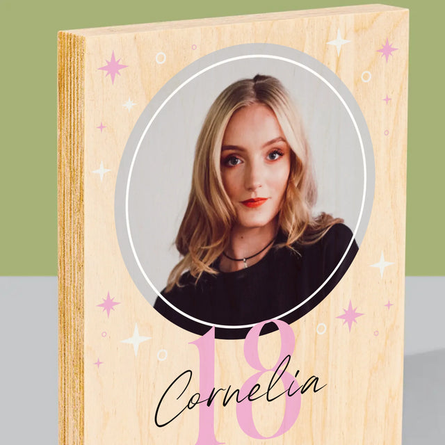 Imprimare pe lemn - verticală