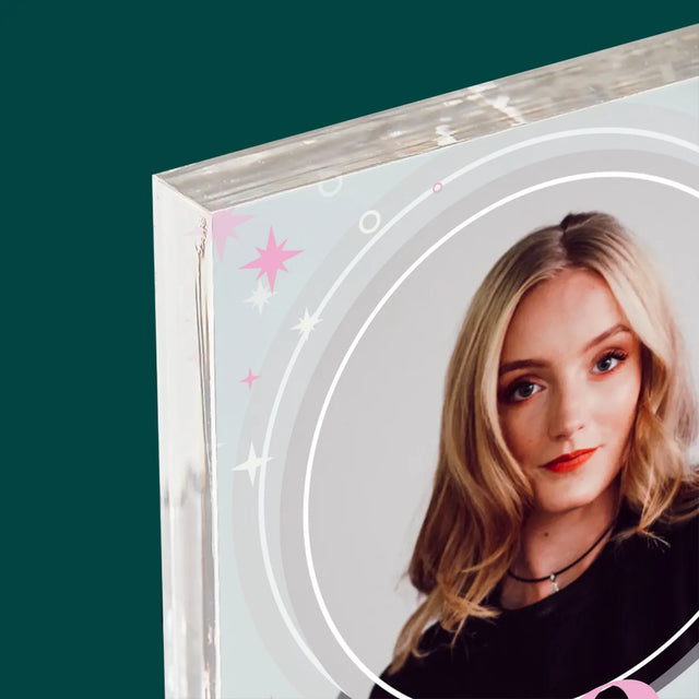 Fotografie Si Semnătură: 18 Stele - Bloc Acrilic