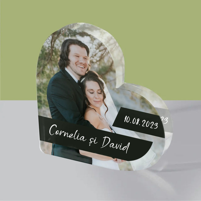 Fotografie Si Semnătură: Fotografie De Nuntă - Bloc Acrilic