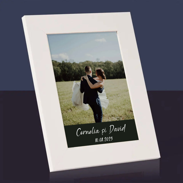 Fotografie Si Semnătură: Fotografie De Nuntă - Ramă Pentru Fotografii (Horizontală)
