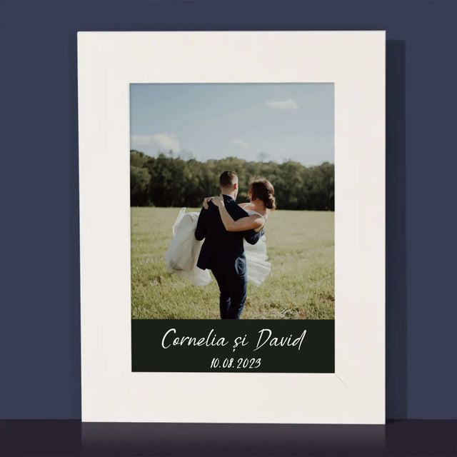 Fotografie Si Semnătură: Fotografie De Nuntă - Ramă Pentru Fotografii (Horizontală)