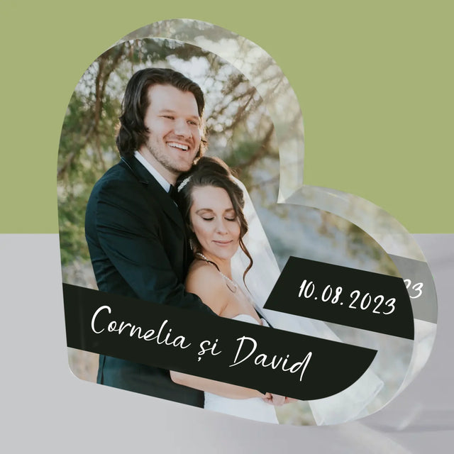 Fotografie Si Semnătură: Fotografie De Nuntă - Bloc Acrilic