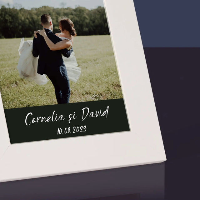 Fotografie Si Semnătură: Fotografie De Nuntă - Ramă Pentru Fotografii (Horizontală)