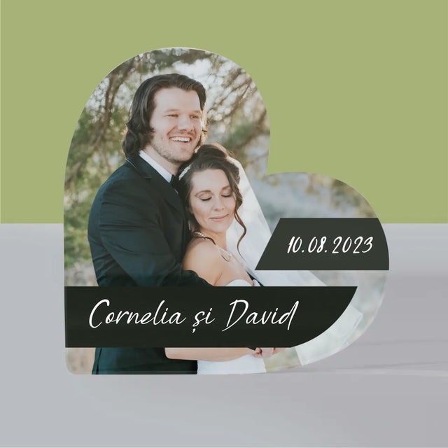 Fotografie Si Semnătură: Fotografie De Nuntă - Bloc Acrilic