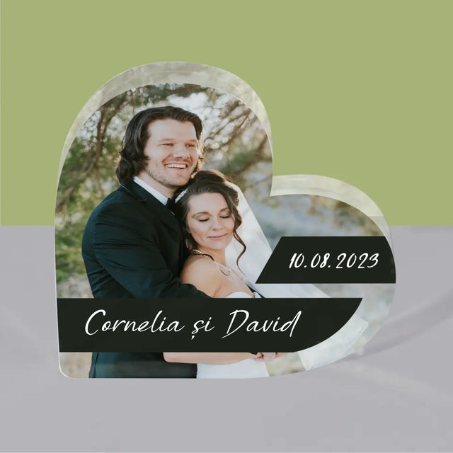 Fotografie Si Semnătură: Fotografie De Nuntă - Bloc Acrilic