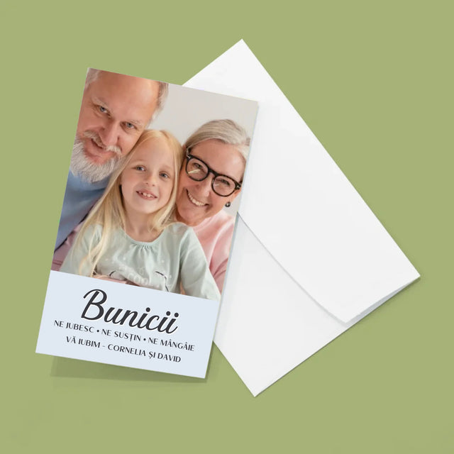 Colaj De Fotografii: Dragi Bunici - Set Mare Fotografii Pliante