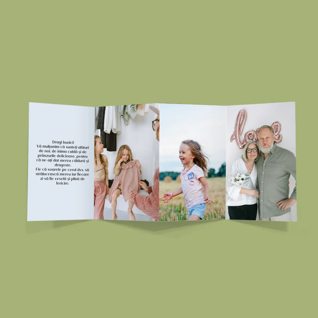 Colaj De Fotografii: Dragi Bunici - Set Mare Fotografii Pliante