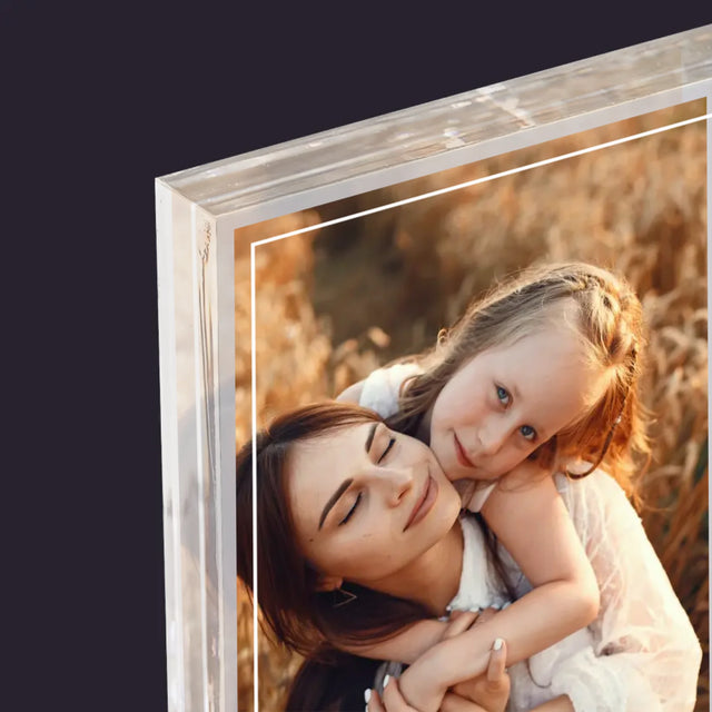 Fotografie Si Semnătură: Dragă Mamă - Bloc Acrilic