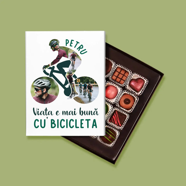 Formă Din Fotografii: Viața E Mai Bună Cu Bicicleta - Praline