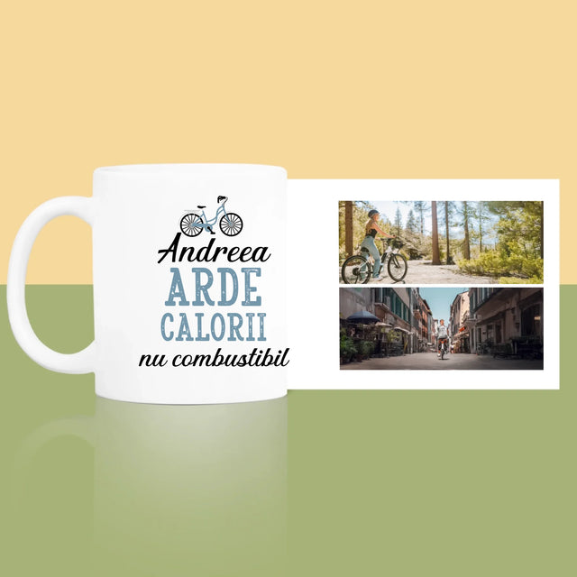 Colaj De Fotografii: Arde Calorii, Dar Nu Combustibil - Cană