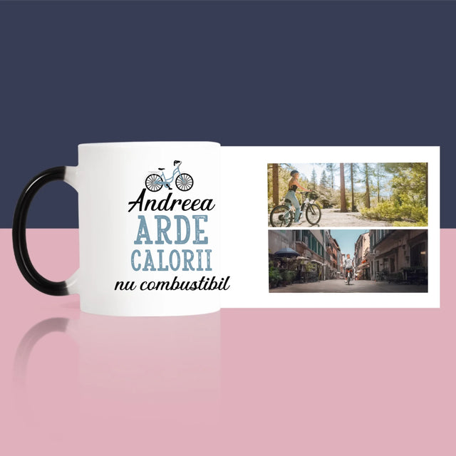 Colaj De Fotografii: Arde Calorii, Dar Nu Combustibil - Cană