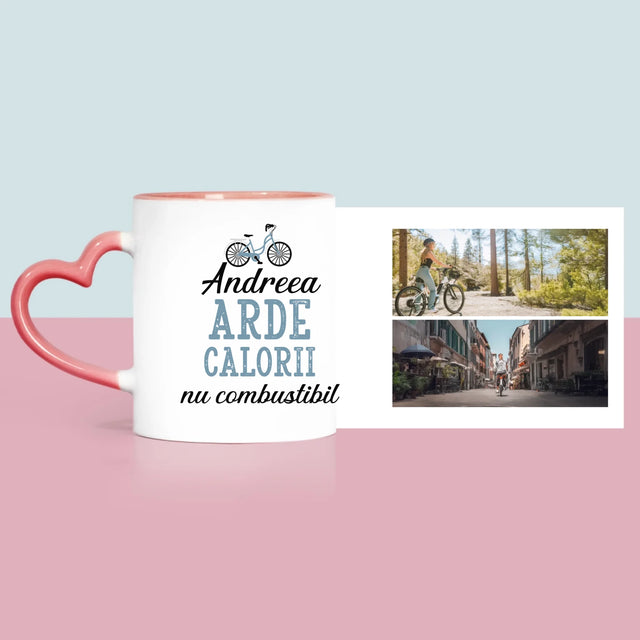 Colaj De Fotografii: Arde Calorii, Dar Nu Combustibil - Cană