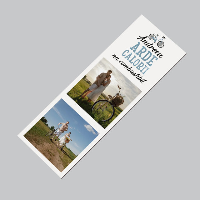 Colaj De Fotografii: Arde Calorii, Dar Nu Combustibil - Magnet Pe Fregider