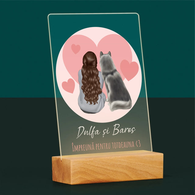 Creator De Personaj: Prietenul Canin - Imprimare Pe Sticlă Acrilică (Verticală)