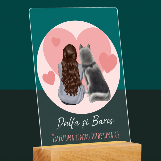 Creator De Personaj: Prietenul Canin - Imprimare Pe Sticlă Acrilică (Verticală)