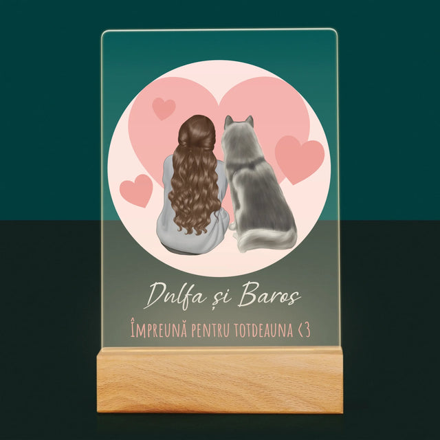 Creator De Personaj: Prietenul Canin - Imprimare Pe Sticlă Acrilică (Verticală)