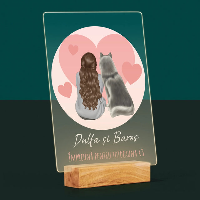 Creator De Personaj: Prietenul Canin - Imprimare Pe Sticlă Acrilică (Verticală)