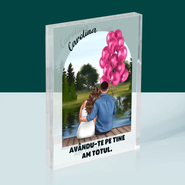 Creator De Personaj: Ea Și El - Bloc Acrilic