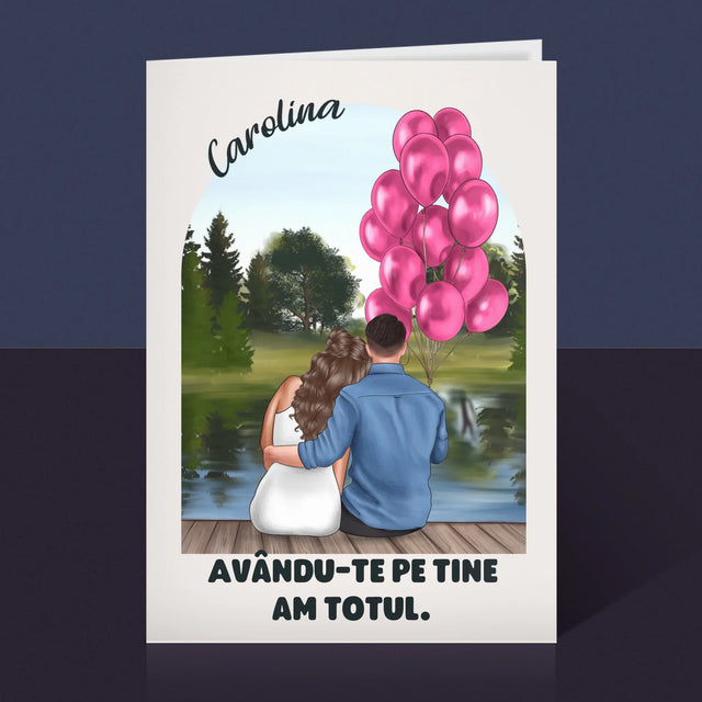 Creator De Personaj: Ea Și El - Card Cu Felicitări