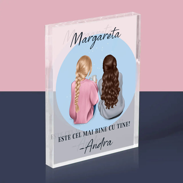 Creator de personaje: Prieteni - Bloc acrilic cu imprimeu | RO